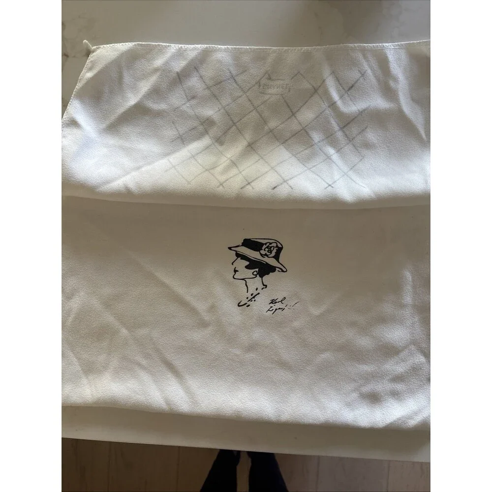 CHANEL Karl Lagerfeld Coco Image Flap Dust Bag 16”W X 9.5”